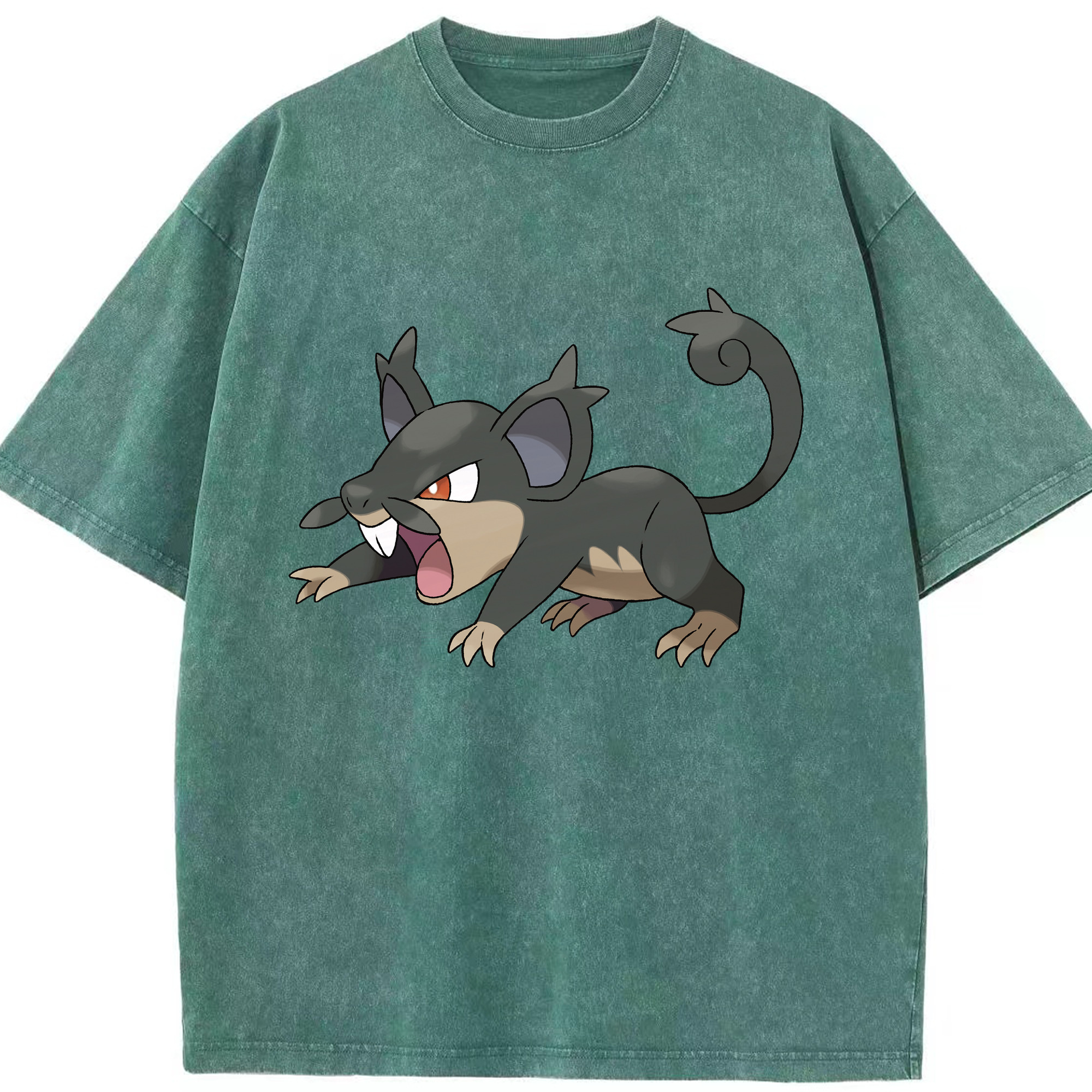 （画像用） ポケットモンスター Pokémon 綿100% ヴィンテージ風 半袖Tシャツ（フロントプリント）